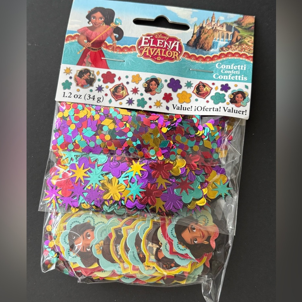 Elena of Avalor Birthday Party Confetti